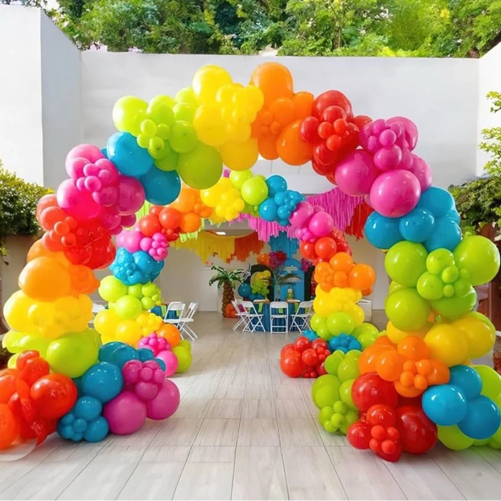2-flamingo’s “ Summer “ background party kit, #2, /. Backdrop, 7 x 5,balloon kit